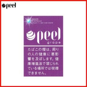Peel百樂提子爆珠香煙9mg日本本土免稅香港現貨